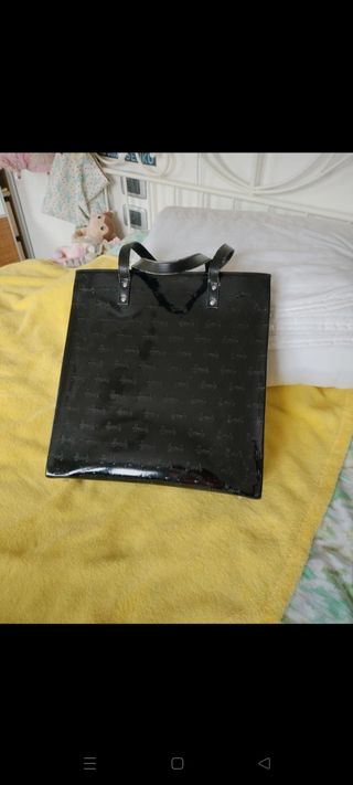 Borsa in vernice Harrods