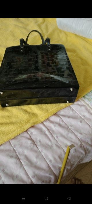 Borsa in vernice Harrods