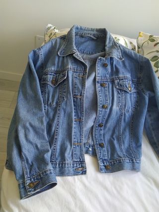 Cazadora vaquera azul