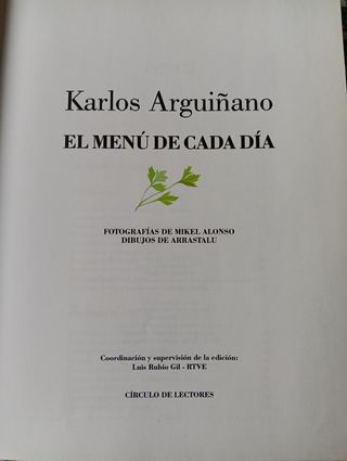 El Menu De Cada Dia (El Menu De Cada Dia., Volu...