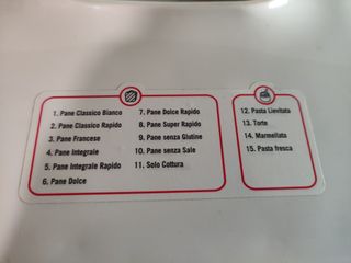 Macchina automatica Moulinex per pane, dolci, ecc.