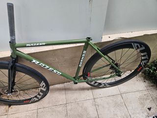 Cuadro y horquilla acero gravel 