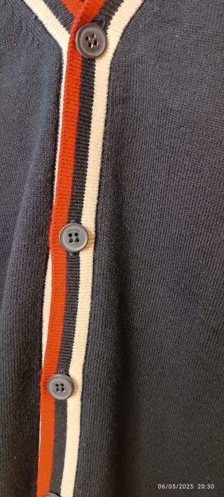 Cárdigan Zara Man azul marino