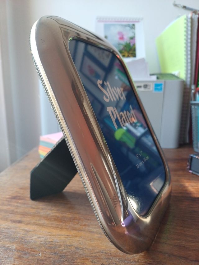 Cornice placcata argento vintage