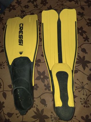 Aletas de pato o buceo