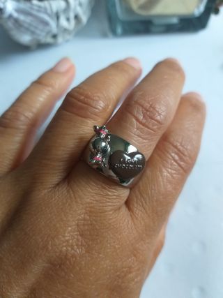 Anello 2 Charms acciaio Morellato 