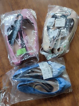 Bailarinas Manoletinas talla 41