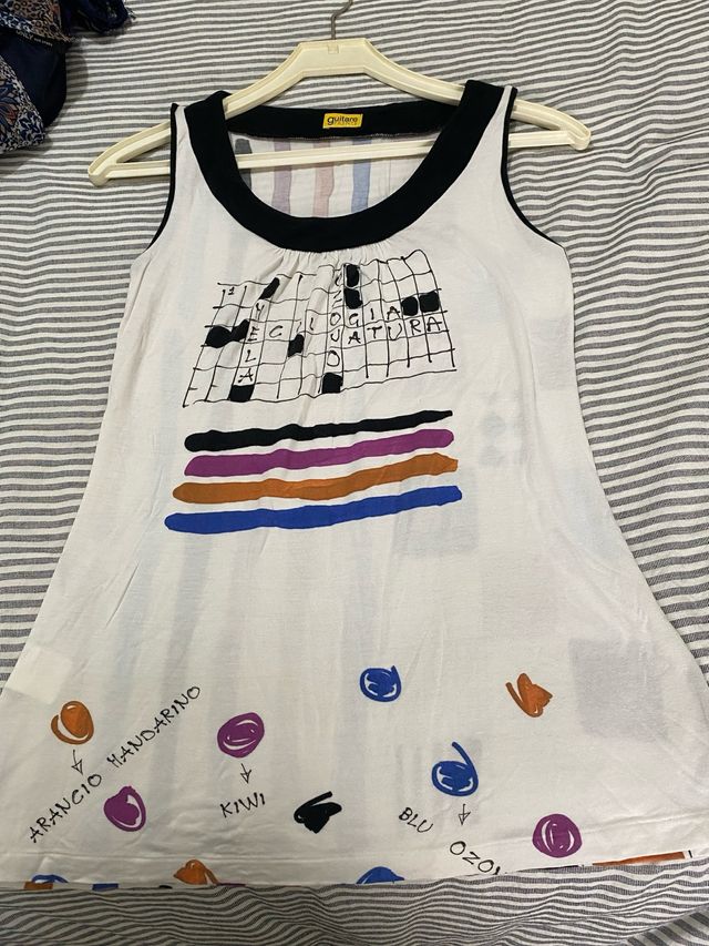 Top tirantes multicolor