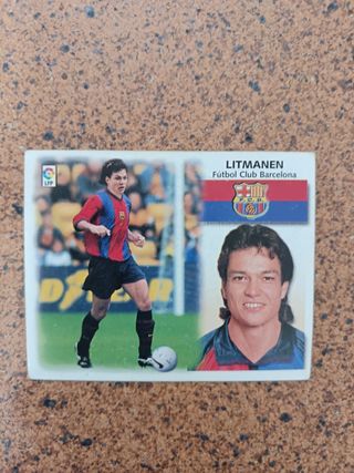 Cromo Litmanen - Fútbol Club Barcelona