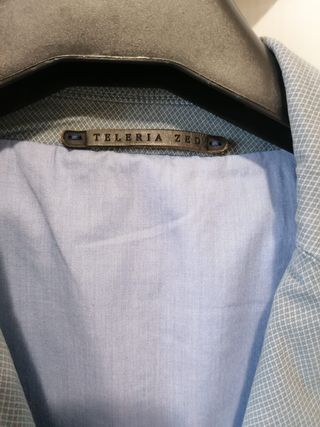 giacca sartoriale celeste/grigia