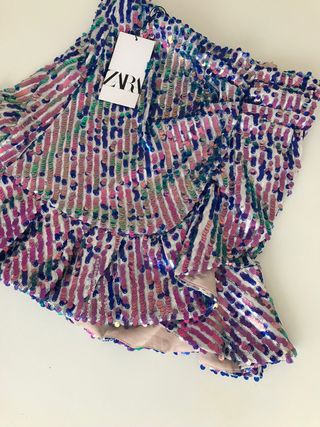 Falda lentejuelas a estrenar