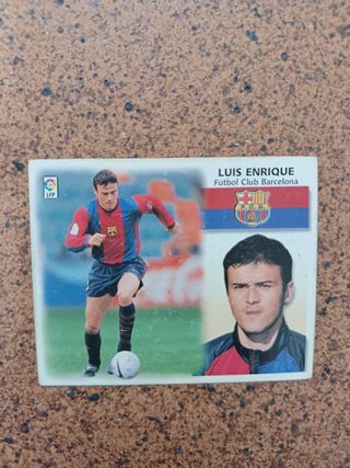 Cromo Luis Enrique F.C. Barcelona 99/00