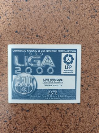 Cromo Luis Enrique F.C. Barcelona 99/00