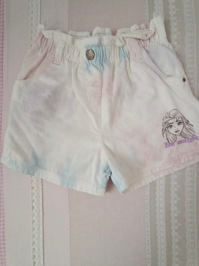 Shorts Elsa  Niña 7-8 años