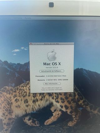 ordenador apple imac a1207