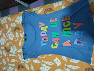 2 Camisetas Mujer - Gris y Azul