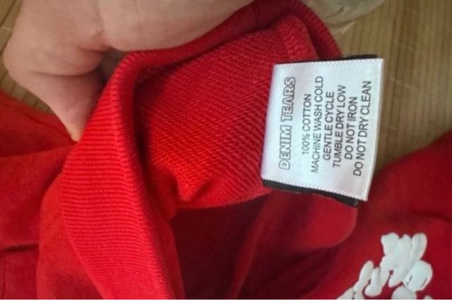 Chándal Denim Tears Rojo XL