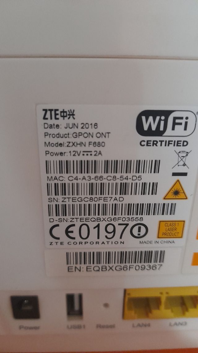 ROUTER ZTE BUEN ESTADO.