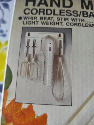 Batidora de mano inalámbrica