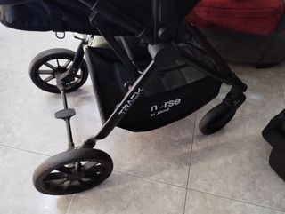 Coche paseador + silla de coche para bebes.
