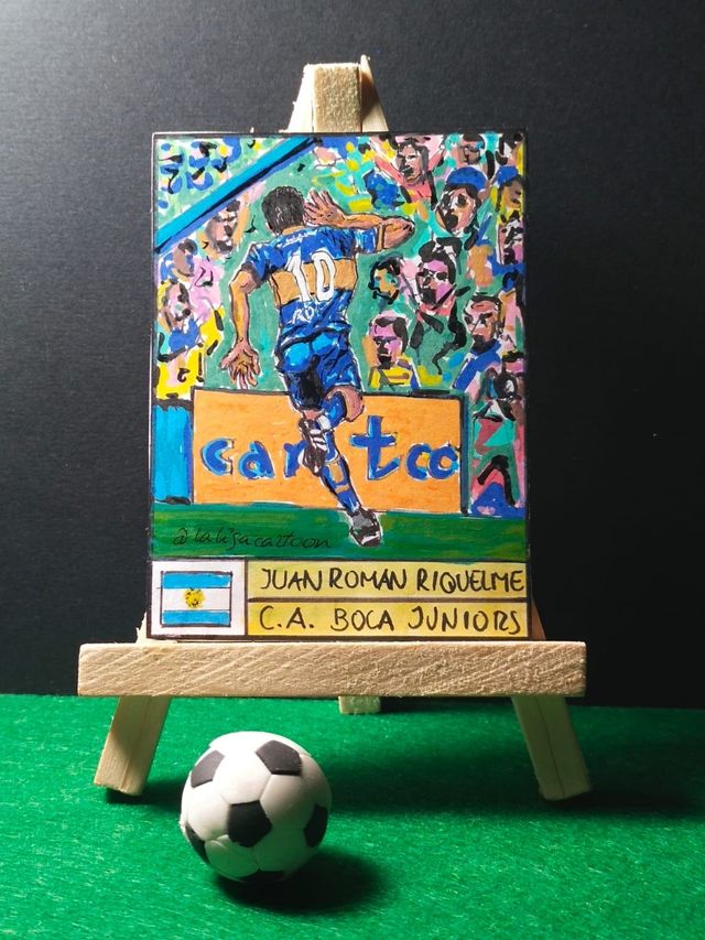 Cromo Riquelme Boca