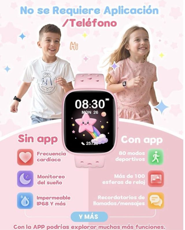 SMARtWATCH NIÑOS APP VOLUNTARIA NUEVO A ESTRENAR