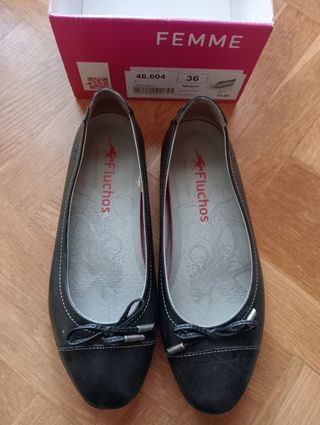 Zapatos piel natural Fluchos t.36