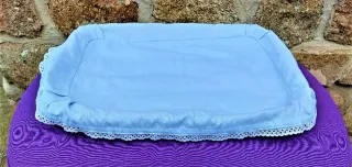 Cesto de mimbre cambiador vintage