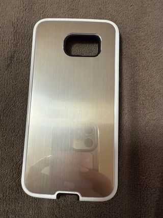Samsung Galaxy S6 gold platinum + caja + funda