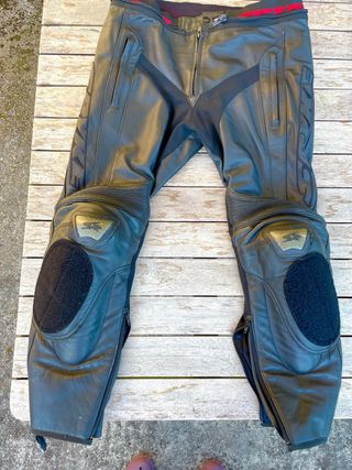 Traje moto cuero Spike 2 piezas