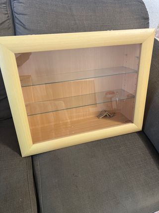 Vitrina con puerta cristal - Beige