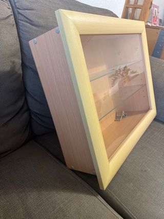 Vitrina con puerta cristal - Beige