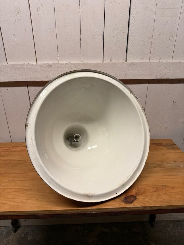 Candeeiro Industrial Vintage Laranja