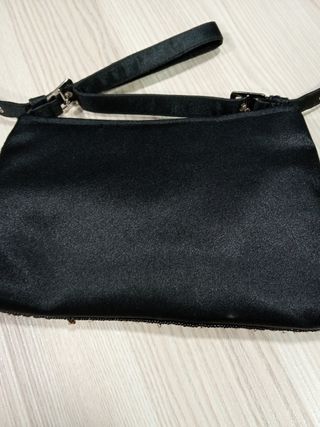Bolso negro lentejuelas fiesta