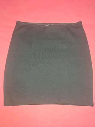 Conjunto de Minifalda y top negros S