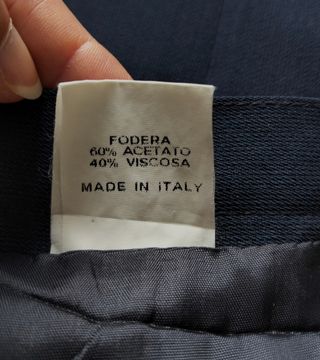 Tailleur giacca e gonna mezzo peso made in Italy 