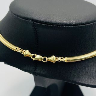 GARGANTILLA BISMARK MEDUSA BICOLOR 6MM 18K