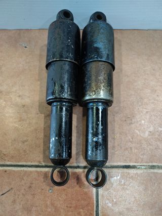 Suspensiones moto clásica 30cm