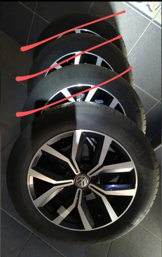 1  / UNA LLANTA NIVELLES - VOLKSWAGEN PASSAT 
