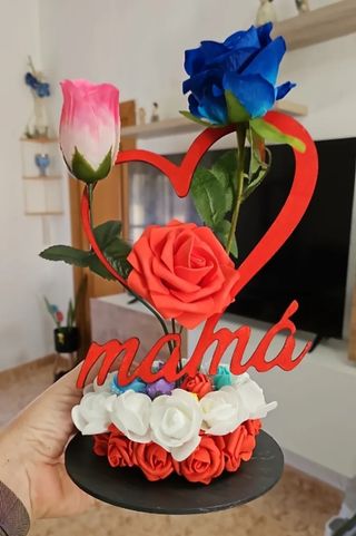 Centro flores Mamá - Regalo Día Madre