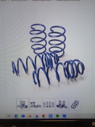 Muelles suspensión h&r Audi A4 avant 