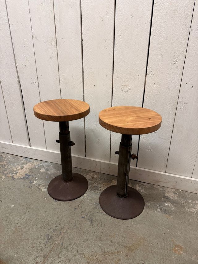 Bancos Industriais de Madeira & Metal