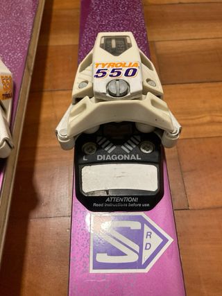 Esquís Rossignol E-252 Tyrolia 550