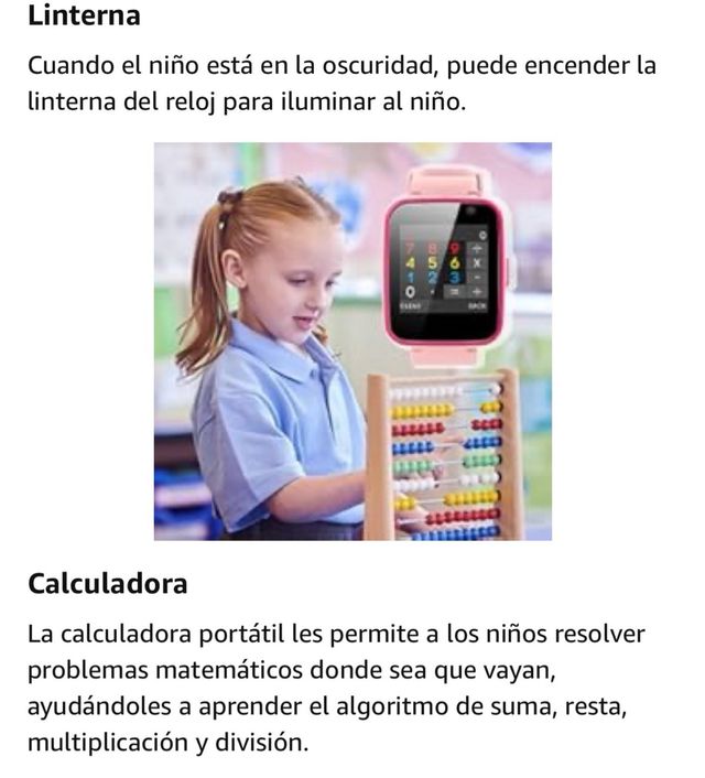 Smartwatch niña rosa-rojo
+6 años