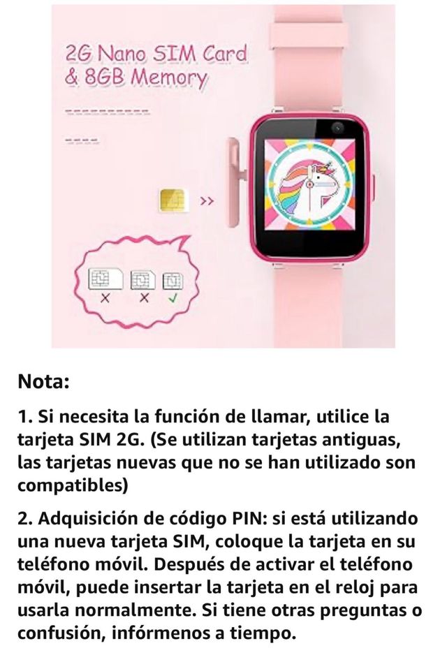 Smartwatch niña rosa-rojo
+6 años