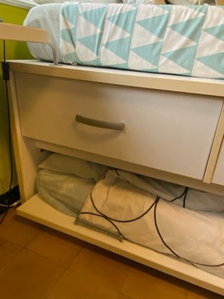 Estructura cama con segunda cama extensible