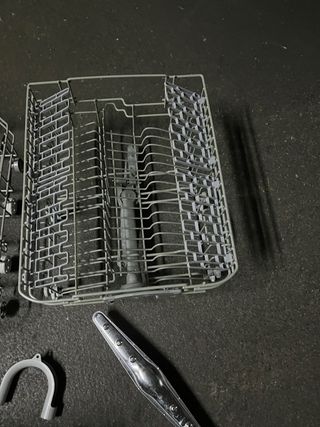 Bandejas superior e inferior brazos aspersores y cesta de cubiertos de lavavajillas Fagor 2 LF 456 X de 45 cm