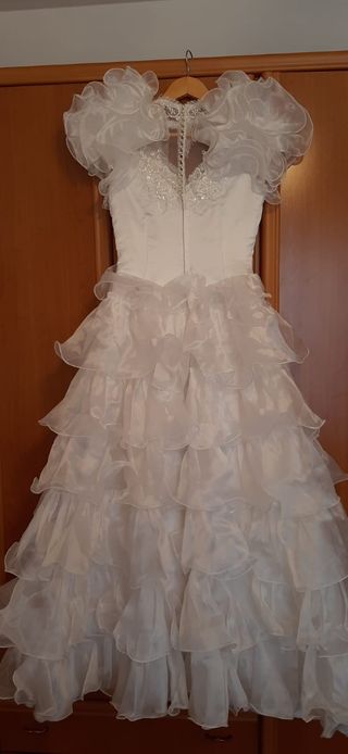 Vestido novia blanco - Talla M