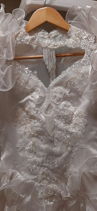 Vestido novia blanco - Talla M
