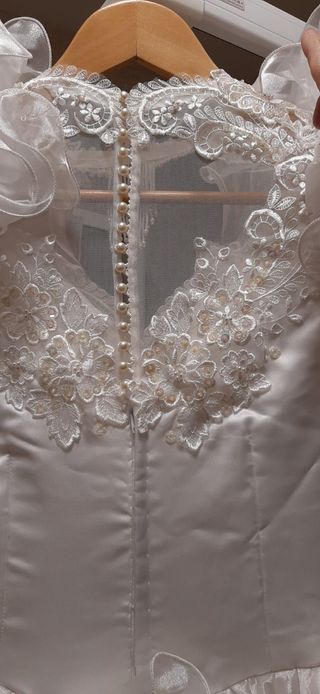 Vestido novia blanco - Talla M